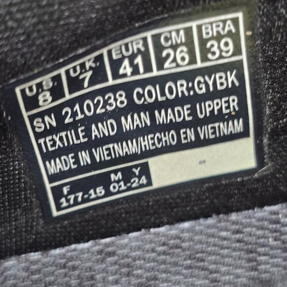Skechers Shoes Mens 8 Gray Black Classic Fit Delson Slip On Walking Sneakers main image 7
